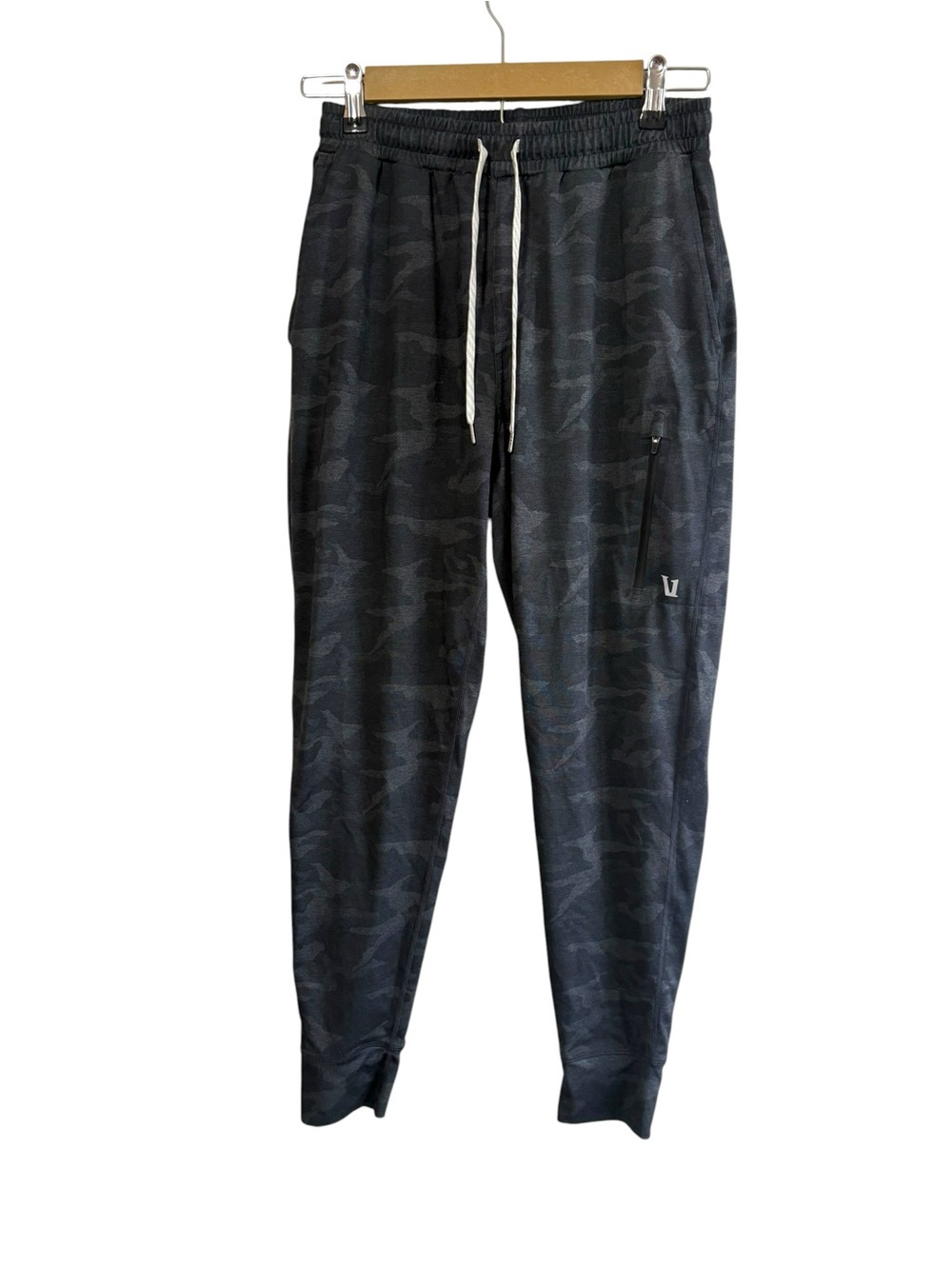 Vuori Men’s Small Gray Camo Sunday Performance Joggers Athletic Gym Running
